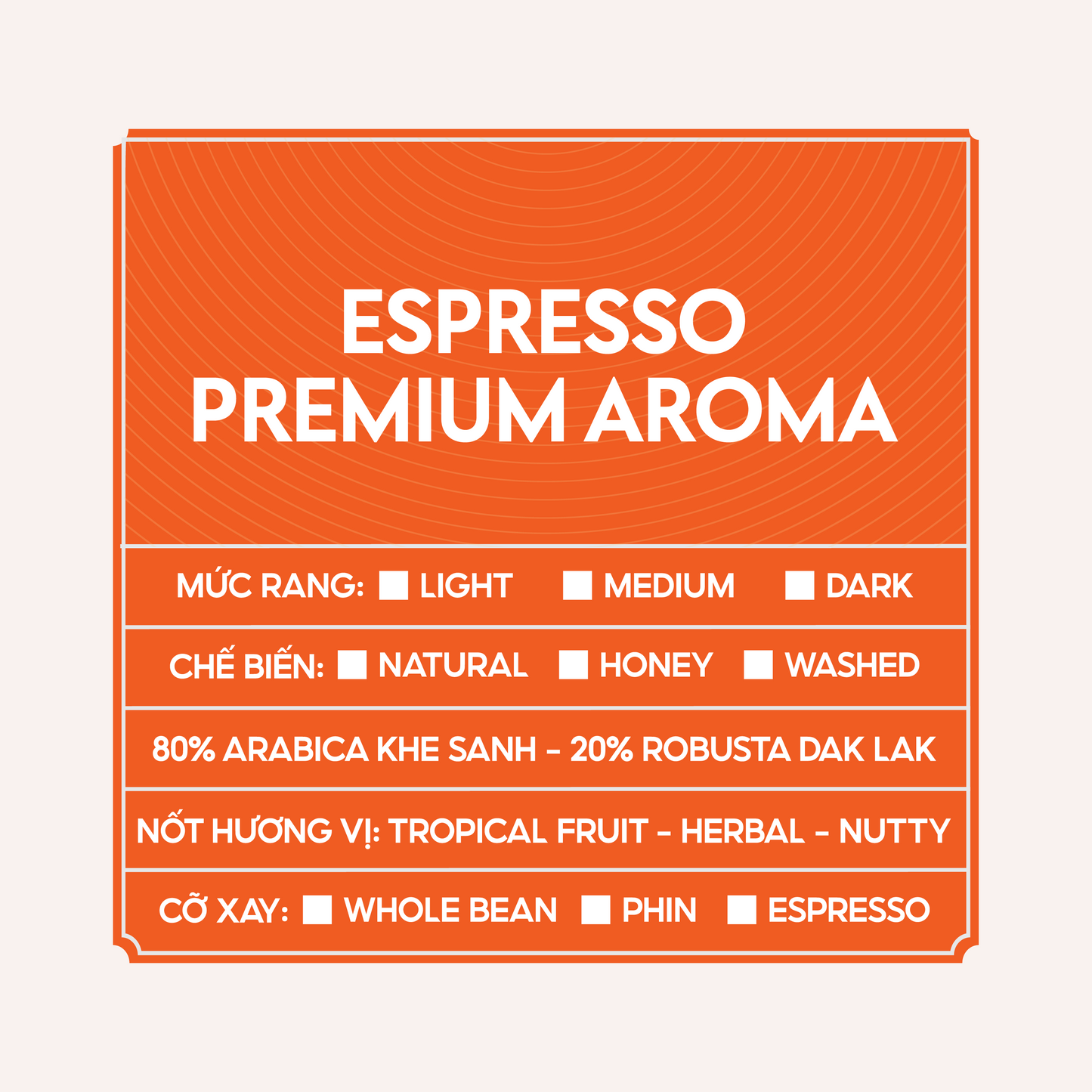 Premium Espresso - Aroma - 250G